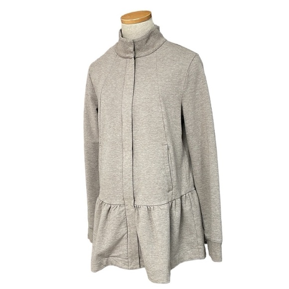 Cabi Sweatshirt Jacket Women's Small Brown Weekend Topper Knit Full Zip Pockets - Picture 3 of 16